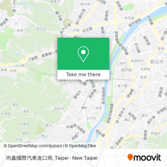 尚鑫國際汽車進口商 map