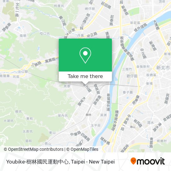Youbike-樹林國民運動中心地圖