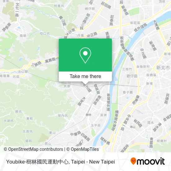 Youbike-樹林國民運動中心 map