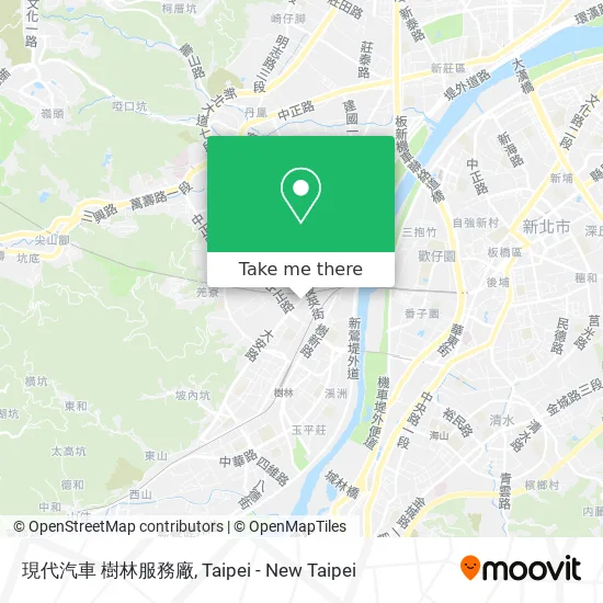 現代汽車 樹林服務廠 map
