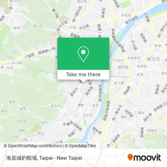 海底城釣蝦場 map