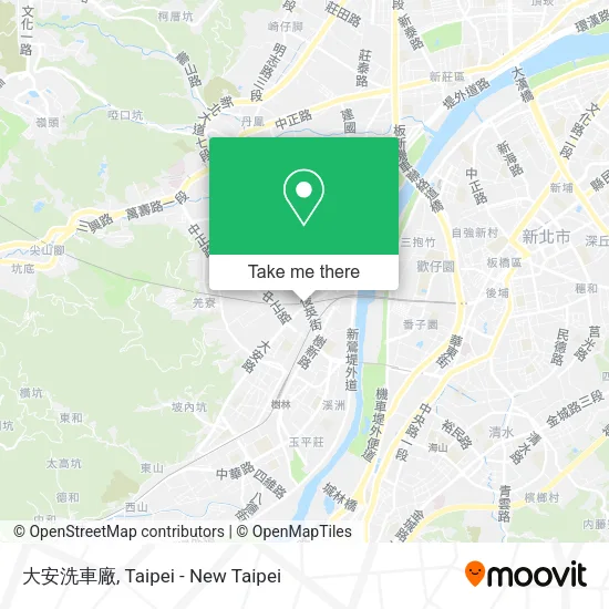 大安洗車廠地圖