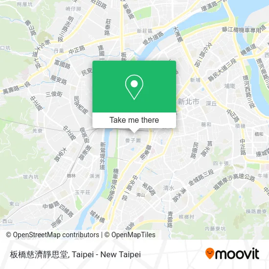板橋慈濟靜思堂地圖