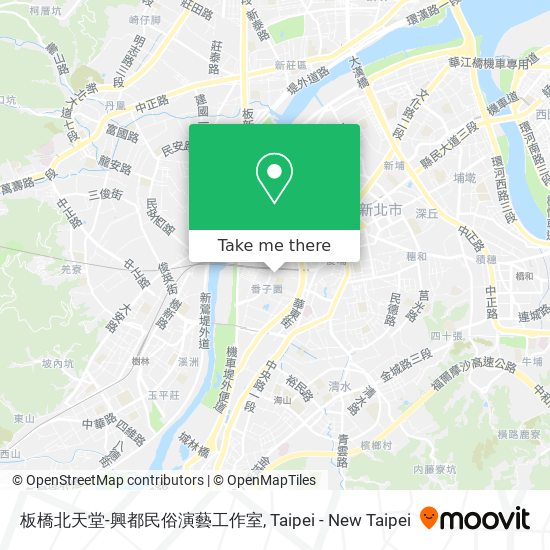 板橋北天堂-興都民俗演藝工作室地圖