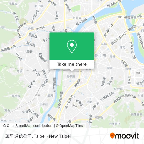 萬里通信公司 map