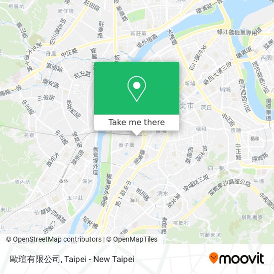 歐瑄有限公司地圖