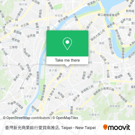臺灣新光商業銀行愛買南雅店地圖