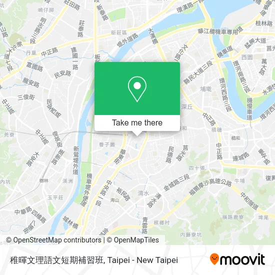 稚暉文理語文短期補習班地圖