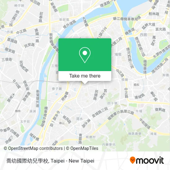 喬幼國際幼兒學校地圖
