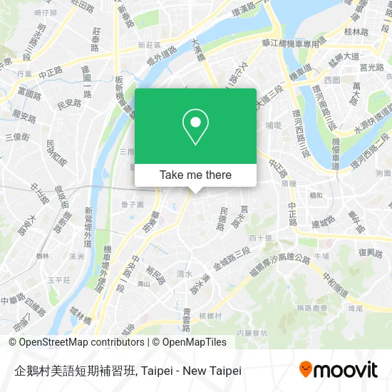 企鵝村美語短期補習班 map