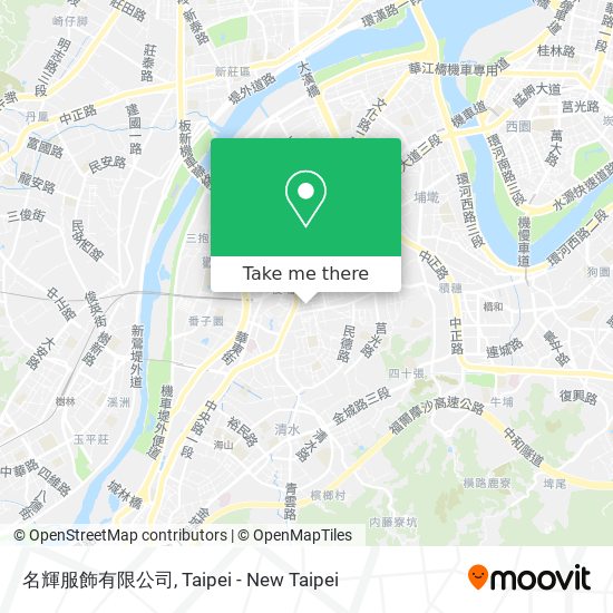 名輝服飾有限公司 map