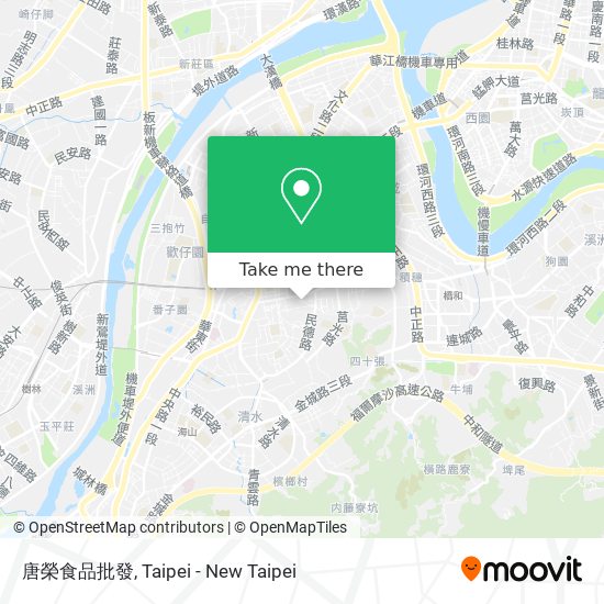 唐榮食品批發 map