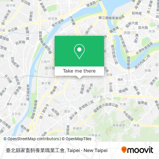臺北縣家畜飼養業職業工會地圖