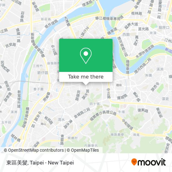 東區美髮 map