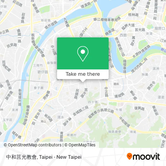 中和莒光教會 map