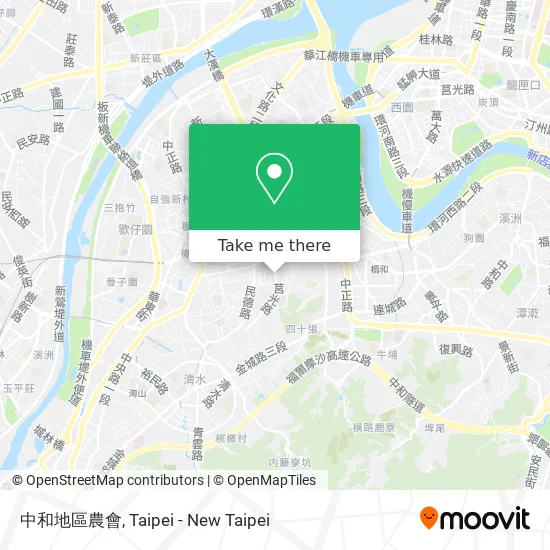 中和地區農會 map