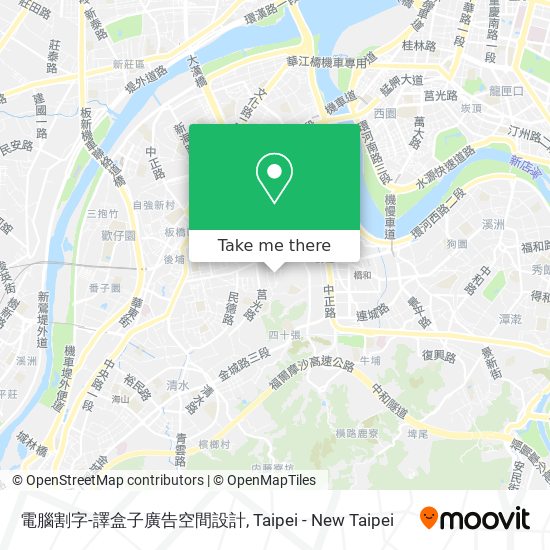 電腦割字-譯盒子廣告空間設計 map