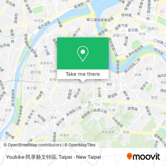Youbike-民享藝文特區 map