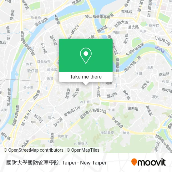 國防大學國防管理學院地圖