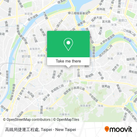 高鐵局捷運工程處地圖