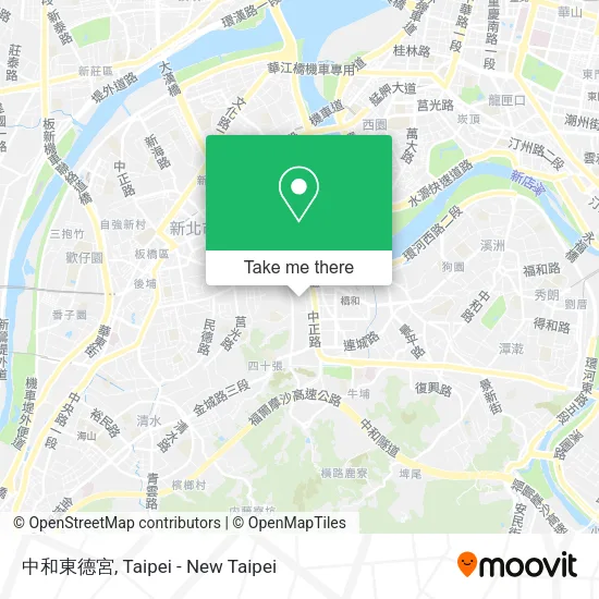 中和東德宮地圖