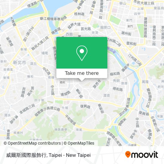 威爾斯國際服飾行地圖