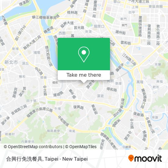 合興行免洗餐具 map