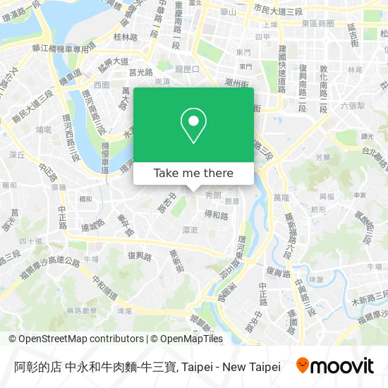 阿彰的店 中永和牛肉麵-牛三寶 map