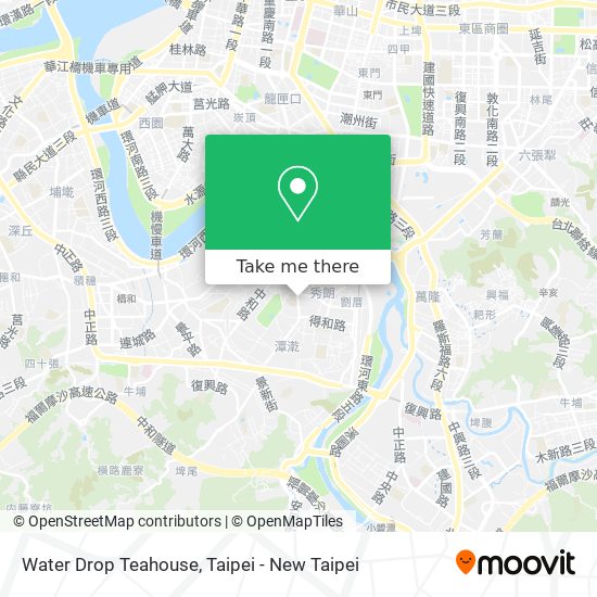 Water Drop Teahouse map