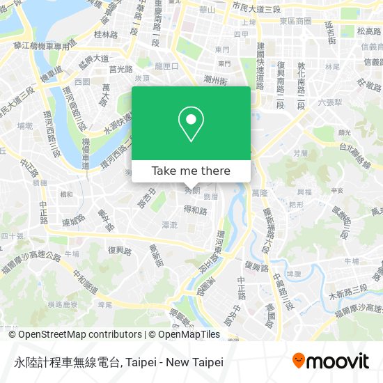 永陸計程車無線電台地圖