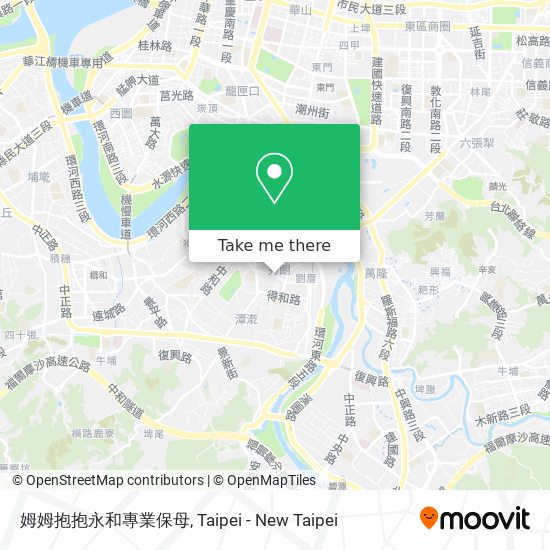 姆姆抱抱永和專業保母 map