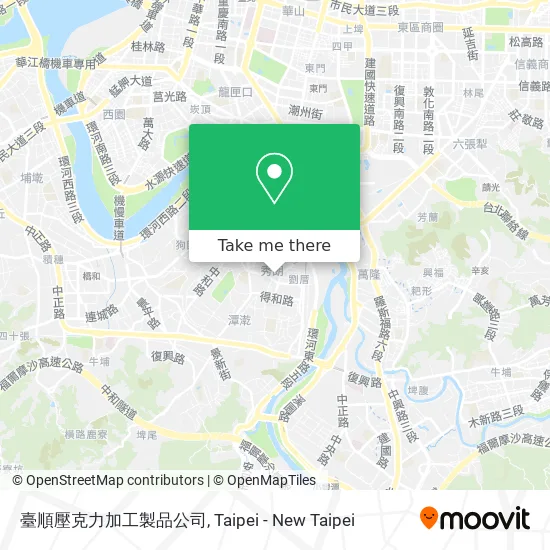 臺順壓克力加工製品公司 map