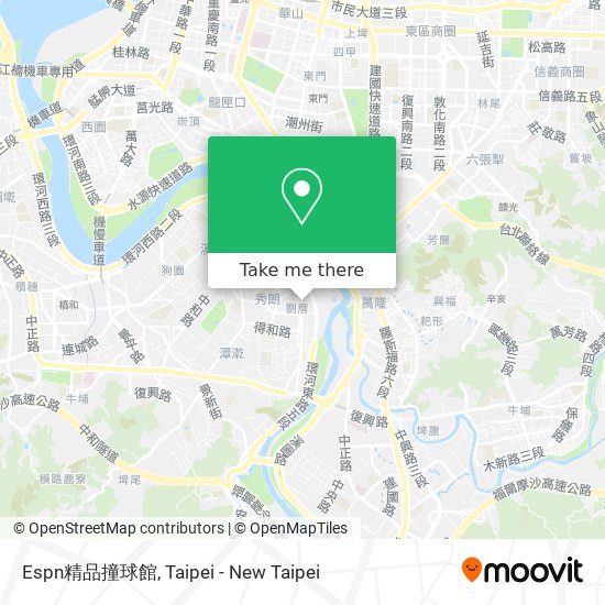 Espn精品撞球館 map