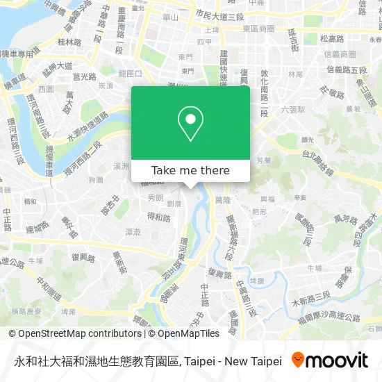 永和社大福和濕地生態教育園區 map