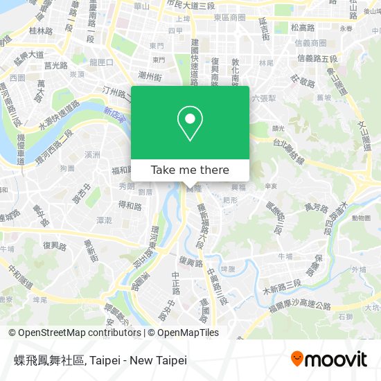 蝶飛鳳舞社區 map