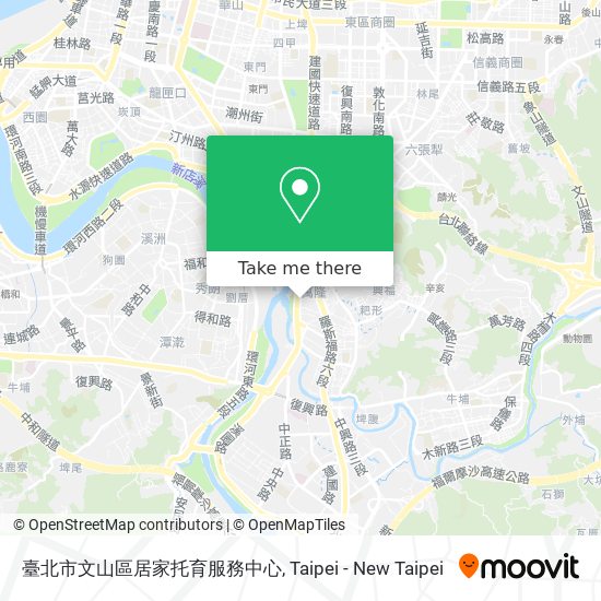 臺北市文山區居家托育服務中心 map