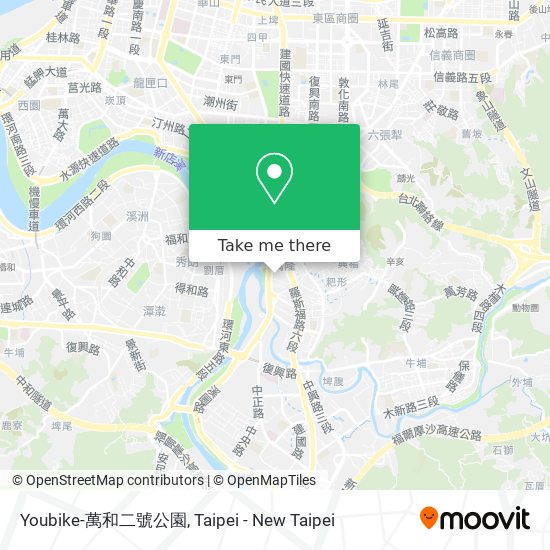 Youbike-萬和二號公園 map