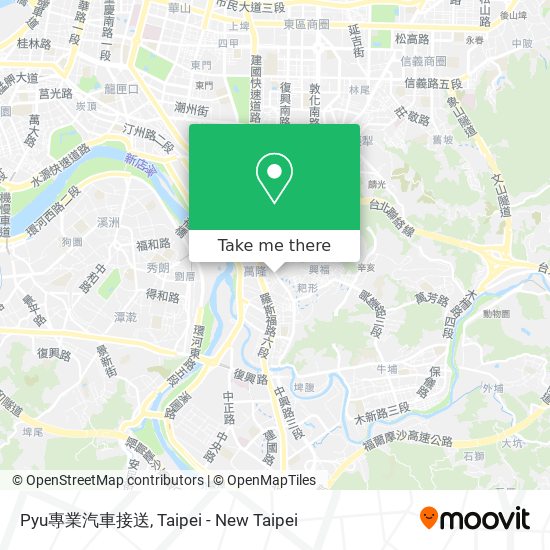 Pyu專業汽車接送 map