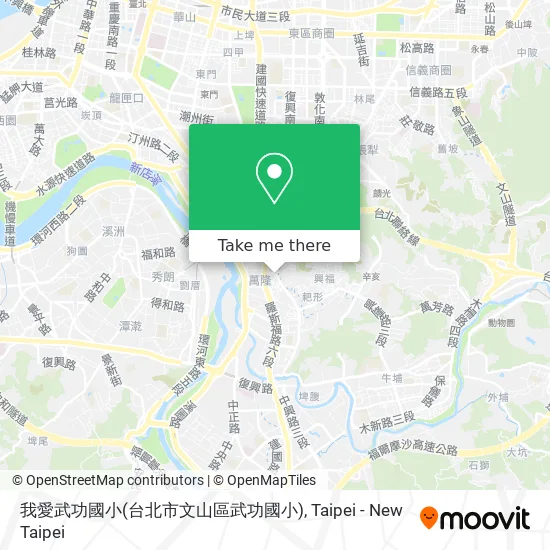 我愛武功國小(台北市文山區武功國小)地圖