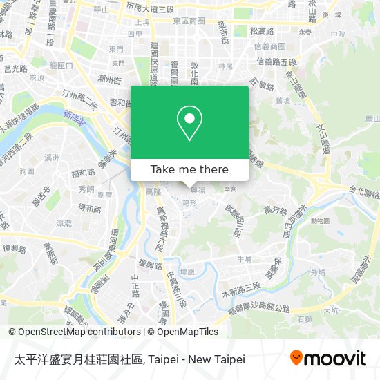 太平洋盛宴月桂莊園社區地圖