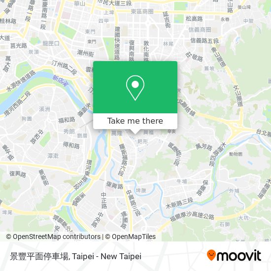 景豐平面停車場 map