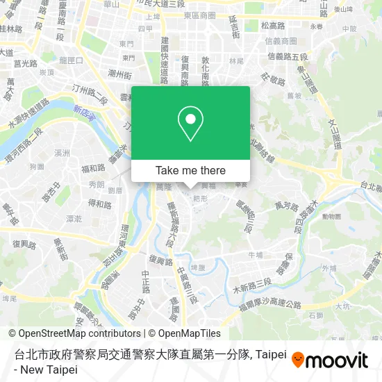 台北市政府警察局交通警察大隊直屬第一分隊地圖