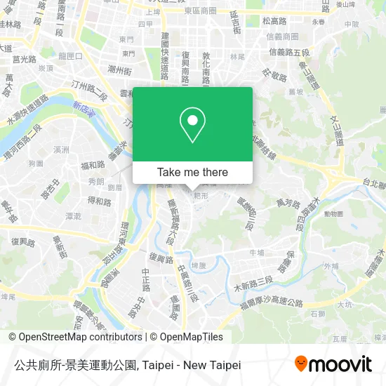 公共廁所-景美運動公園地圖
