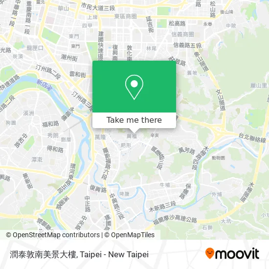 潤泰敦南美景大樓地圖