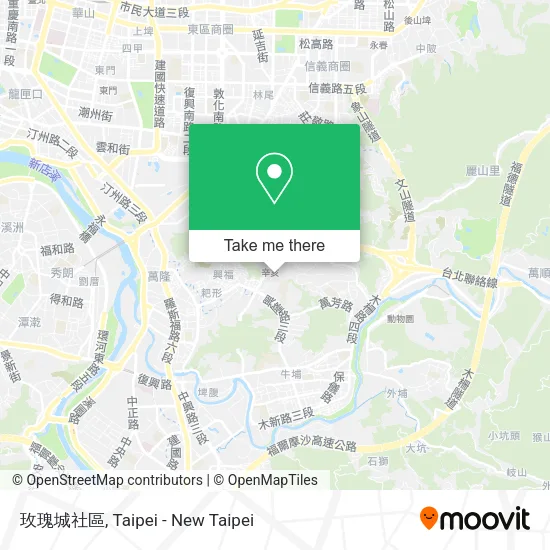 玫瑰城社區地圖