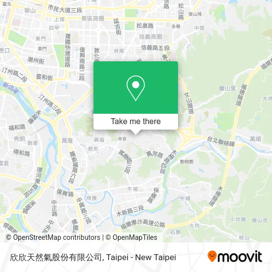 欣欣天然氣股份有限公司地圖