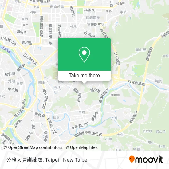 公務人員訓練處地圖