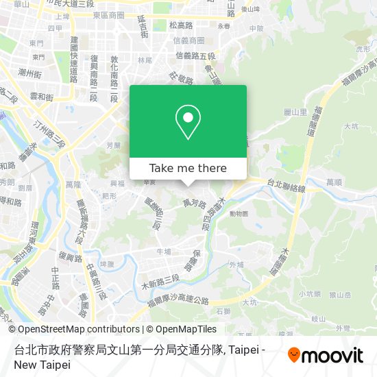 台北市政府警察局文山第一分局交通分隊 map
