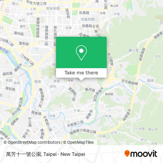 萬芳十一號公園 map
