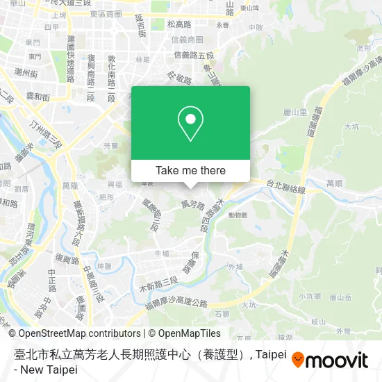 臺北市私立萬芳老人長期照護中心（養護型）地圖